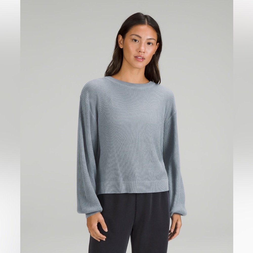 Lululemon reversible crossover sweater in Grey